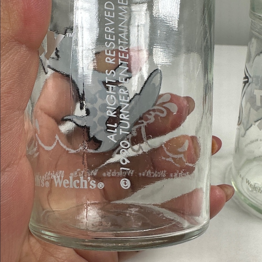 Vintage Welch's Tom and Jerry Jelly Jar Glasses From the 1990s. - Picture 3 of 6